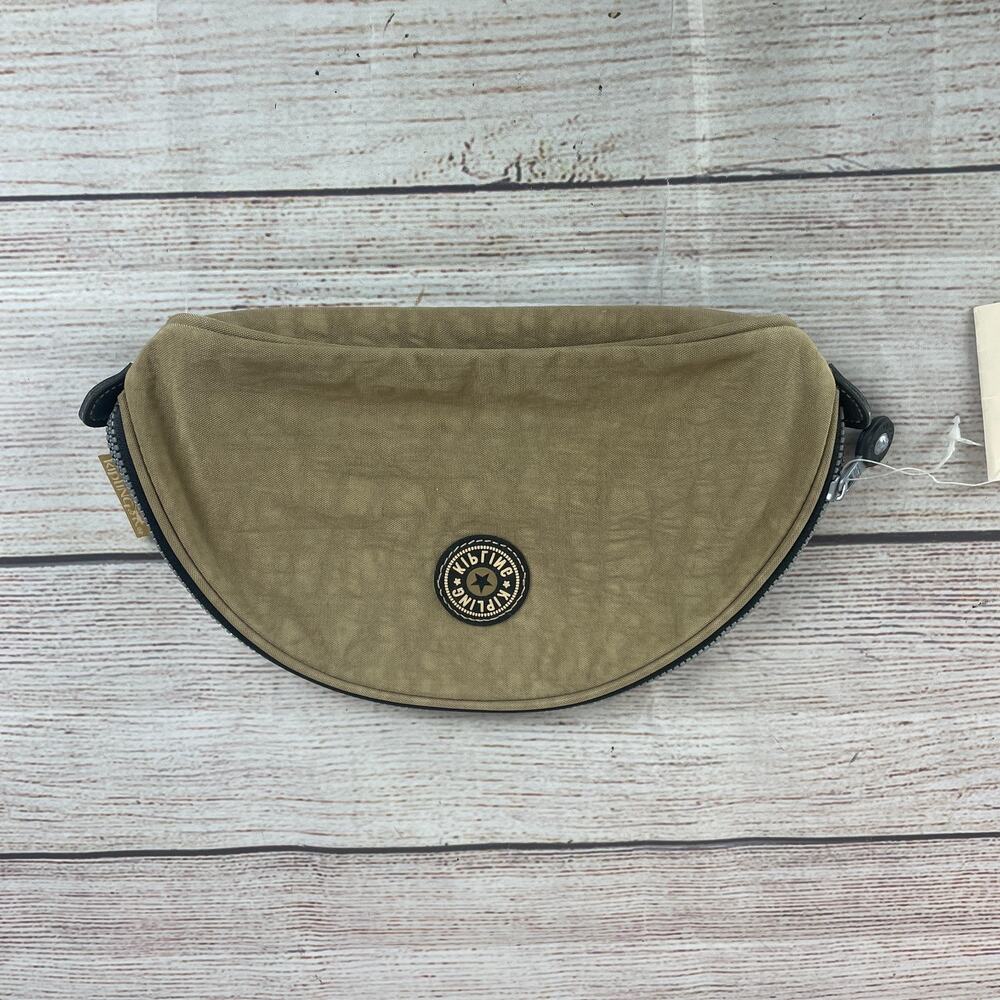 Kipling Presto Up Waist Fanny Pack Olive Green Crinkle Nylon